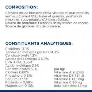 en ligne HILL’S Pet Nutrition D/D Food Sensitivities Croquettes Pour Chien Au Canard & Riz 25