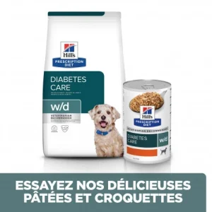 HILL’S Pet Nutrition Chien W/d Diabetes Poulet Boîte se précipiter pour acheter 15