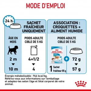 magasins pas chers ROYAL CANIN Dog Puppy Mini Sachet Repas 23