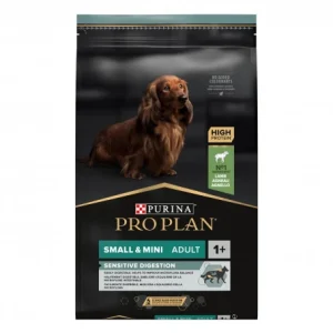 belle PURINA PRO PLAN Dog Small Et Mini Adult Sensitive Digestion Optidigest Agneau 18