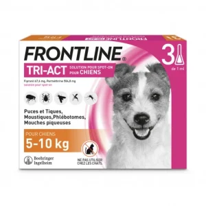 Boehringer Ingelheim Frontline Tri-Act S Chien De 5 à 10 Kg marque pas cher 7