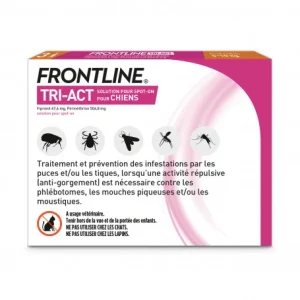 Boehringer Ingelheim Frontline Tri-Act S Chien De 5 à 10 Kg marque pas cher 9