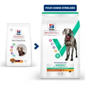 HILL’S Pet Nutrition Vet Essentials Chien Multi-Benefit + Weight Adult + Large Breed Poulet de garantie authentique 11