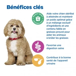 garantie de qualité HILL’S Pet Nutrition Vet Essentials Chien Multi-Benefit + Weight Adult 1+ Small & Mini Poulet 15