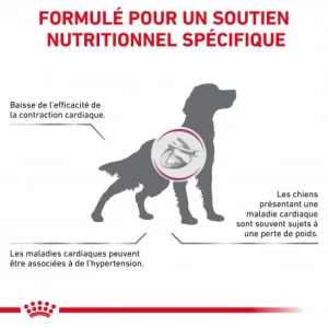 ROYAL CANIN Veterinary Health Nutrition Dog Cardiac Boîte garantie de qualité 11