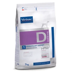 soldes officiel Virbac Veterinary HPM Dog D1 Dermatology Support 12