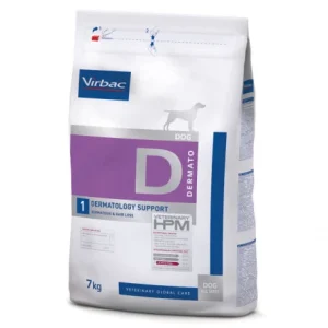 soldes officiel Virbac Veterinary HPM Dog D1 Dermatology Support 14